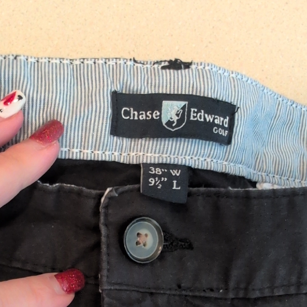 Chase Edward Black Golf Pants